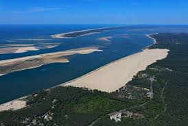 vue aerienne de la dune du pilat